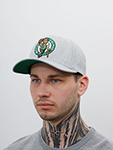 Бейсболка MITCHELL NESS арт. 6HSSMM19363-BCEGYHT Boston Celtics NBA (светло-серый)